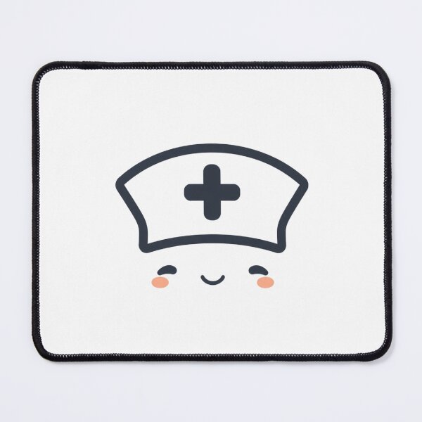 Item preview, cute nurse hat icon, simple vector style, clean lines, white background designed and sold by Adei649.