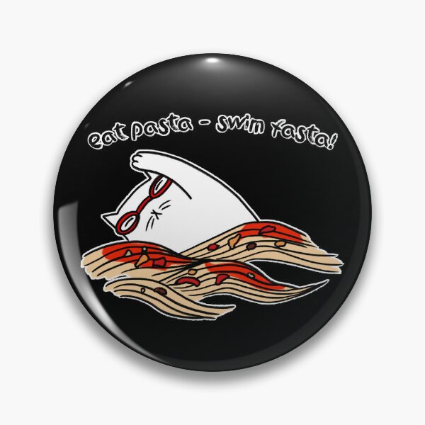Item preview, Eat pasta swim fasta designed and sold by eri-morie.
