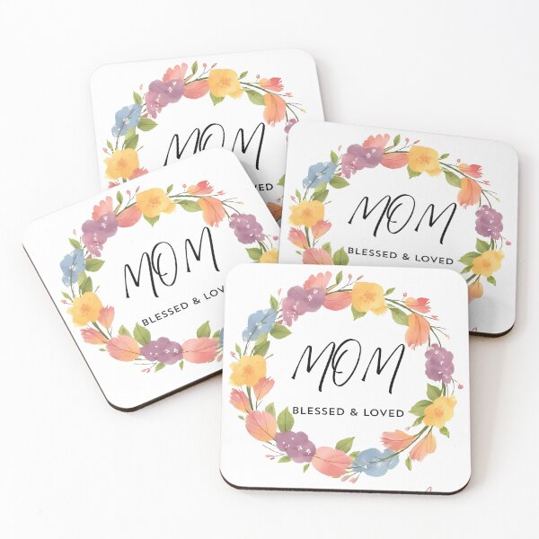 Item preview, Blessed Mom Floral Wreath — Christian Mother's Day Gift for Godly Moms 2026 designed and sold by Artsy BE.