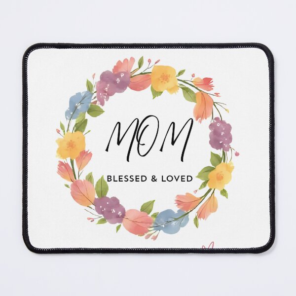 Item preview, Blessed Mom Floral Wreath — Christian Mother's Day Gift for Godly Moms 2026 designed and sold by Artsy BE.