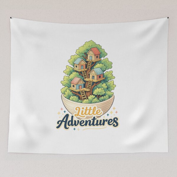 Item preview, Little Adventure Mini Treehouse Fantasy Art designed and sold by SoftSproutstu.