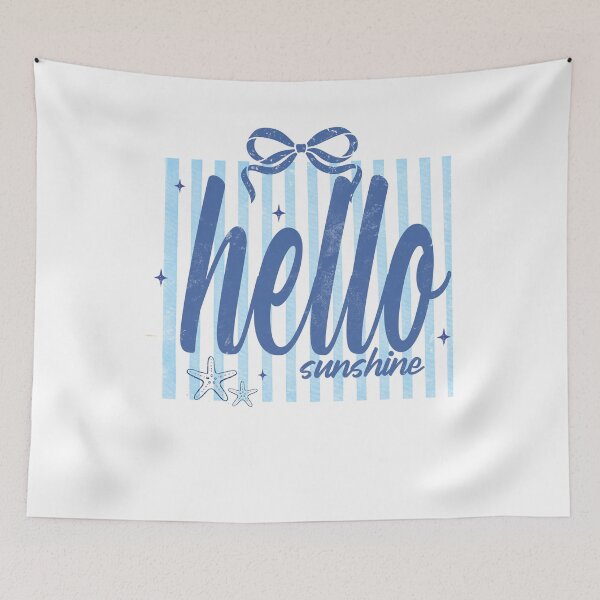 Item preview, Hello Sunshine Beach Vibes Summer Aesthetic Ocean Coastal Style designed and sold by Merchrise.