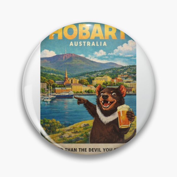 Item preview, Hobart Mount Wellington Derwent River and Salamanca Tasmania Australia designed and sold by Aryabek.