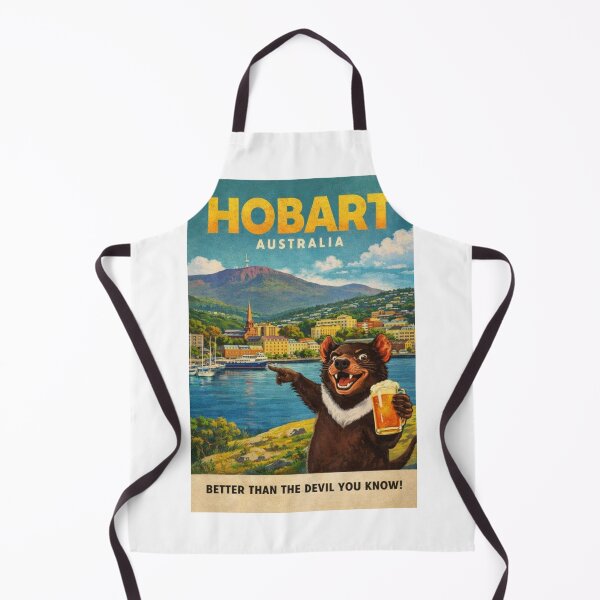 Item preview, Hobart Mount Wellington Derwent River and Salamanca Tasmania Australia designed and sold by Aryabek.