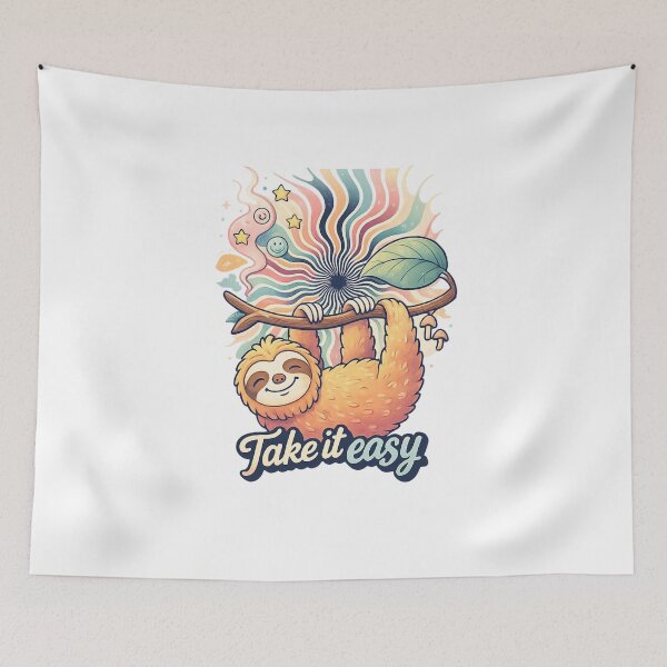 Item preview, Take It Easy Sloth Cute Relax Design designed and sold by SoftSproutstu.