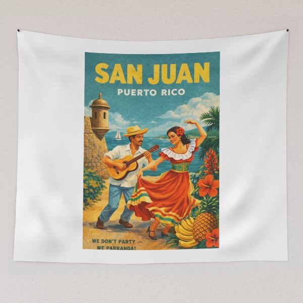 Item preview, San Juan Puerto Rico Old San Juan Coast and Caribbean Culture designed and sold by Aryabek.