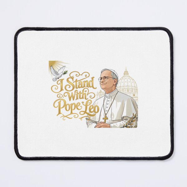 Item preview, I Stand With Pope Leo - Chicago Proud - Pope Leon XIV 2026 – Chicago’s First American Pope Design designed and sold by William-Do-X.