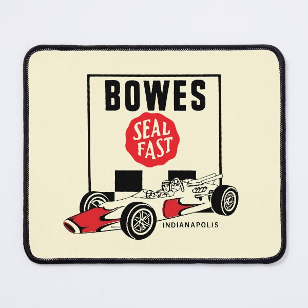 Item preview, 1967 Bowes Seal Fast Indy race car - methanol yellowed print designed and sold by retropetrol.