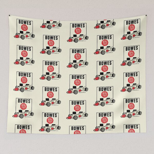 Item preview, 1967 Bowes Seal Fast Indy race car - methanol yellowed print designed and sold by retropetrol.