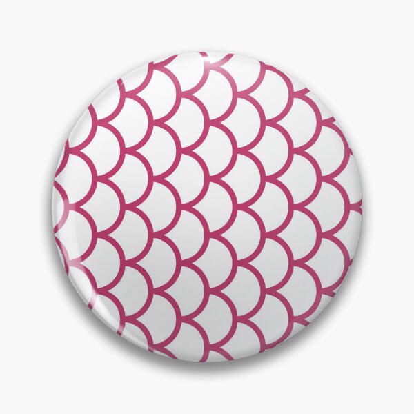 Item preview, White And Magenta Fish Scales Pattern designed and sold by pattern-archive.