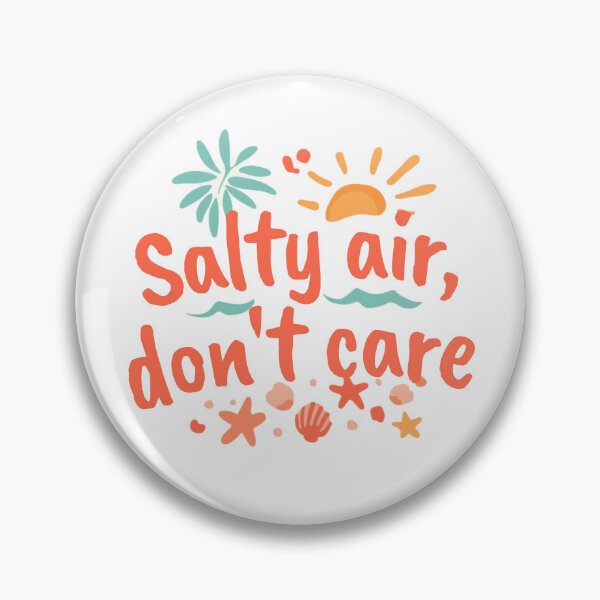 Item preview, Salty Air Don’t Care – Tropical Beach Vibes Summer Design designed and sold by MyTutina.