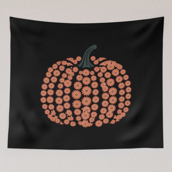 Item preview, Pumpkin Fall Thanksgiving Floral Thankful Pumpkin designed and sold by Moon-Ape.