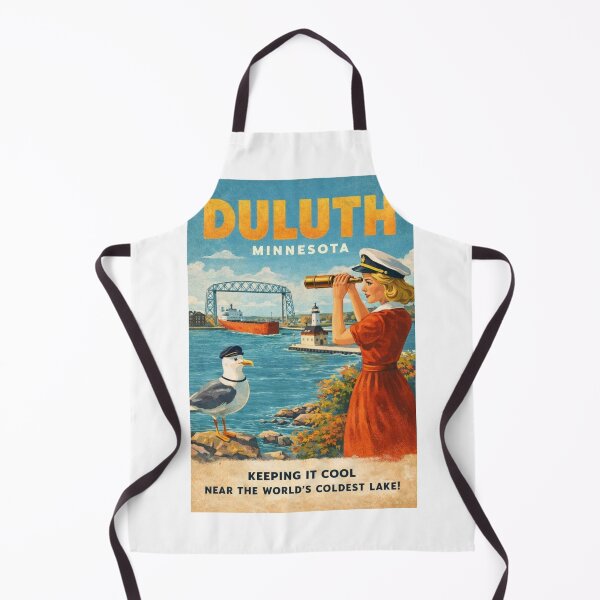 Item preview, Duluth Minnesota Lake Superior Canal Park and Aerial Lift Bridge designed and sold by Aryabek.