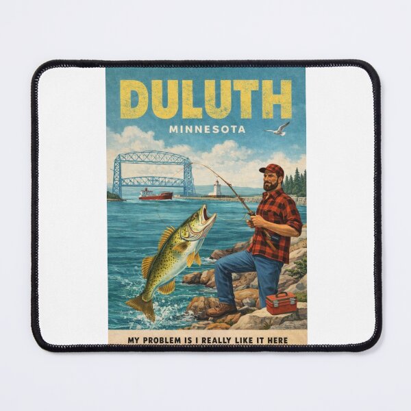 Item preview, Duluth Minnesota Lake Superior North Shore and Canal Park Harbor designed and sold by Aryabek.