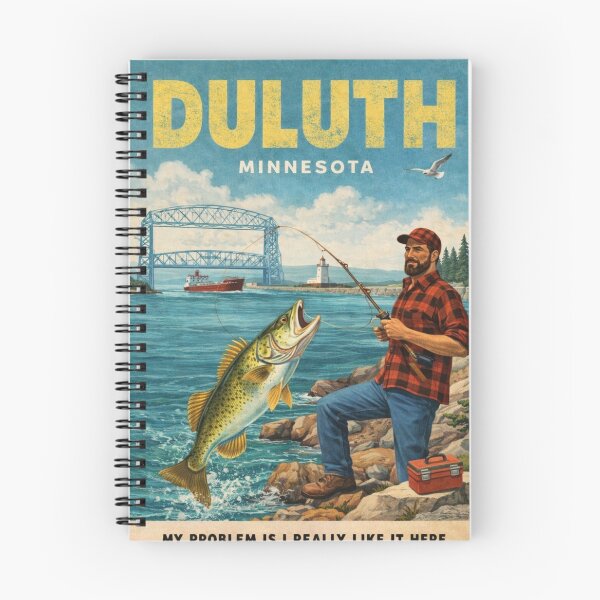 Item preview, Duluth Minnesota Lake Superior North Shore and Canal Park Harbor designed and sold by Aryabek.