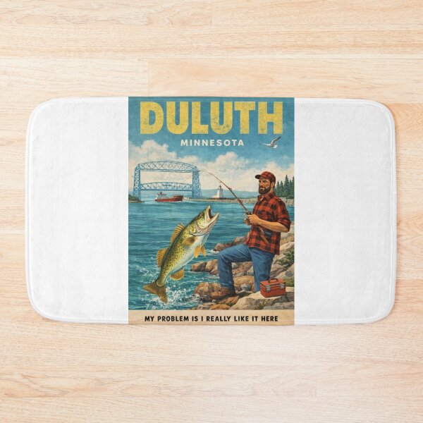 Item preview, Duluth Minnesota Lake Superior North Shore and Canal Park Harbor designed and sold by Aryabek.