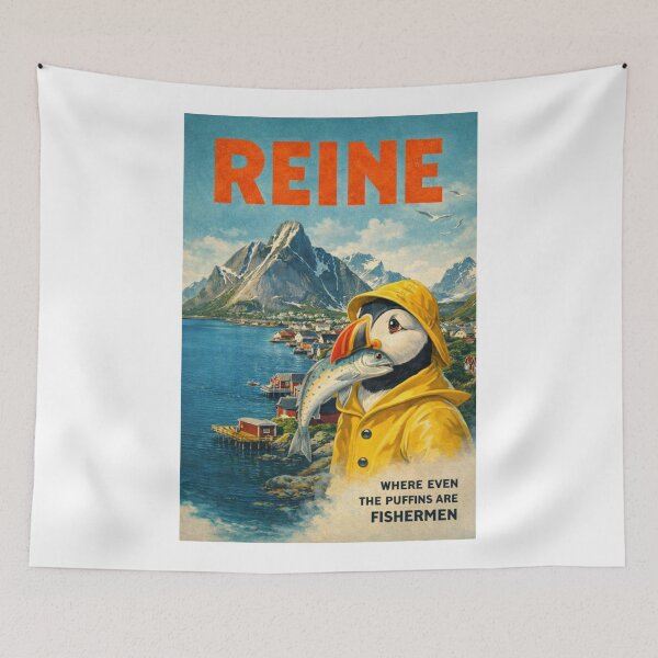 Item preview, Reine Lofoten Islands Moskenesøya and Norwegian Sea Coast Norway designed and sold by Aryabek.