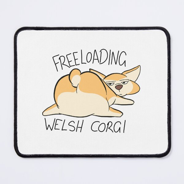 Item preview, Funny Dogs - Freeloading Welsh Corgi designed and sold by avellis illustrations.