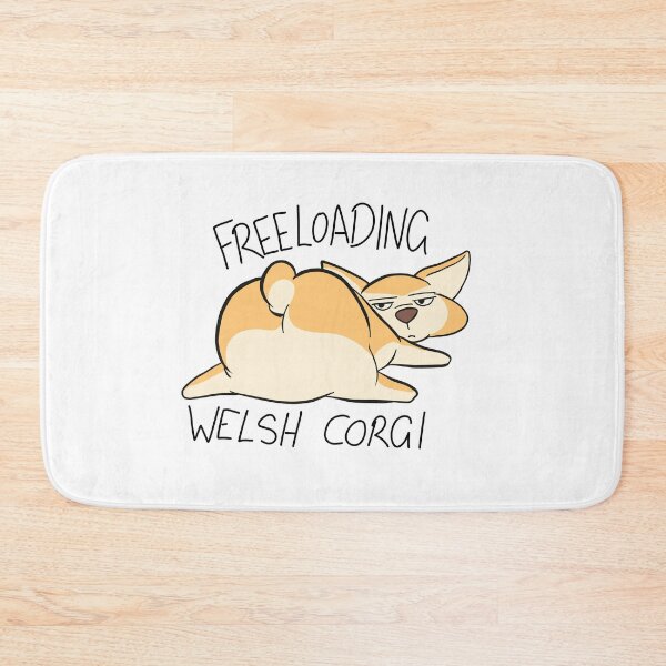 Item preview, Funny Dogs - Freeloading Welsh Corgi designed and sold by avellis illustrations.