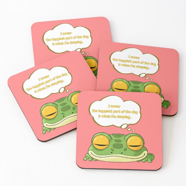 Item preview, Green Froggy Love Sleeping designed and sold by Nature's Chibis.