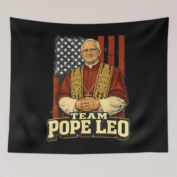 Item preview, Pope Leo American Flag - Pope Leon - Pope Leon XIV 2026 – Chicago’s First American Pope Design designed and sold by William-Do-X.