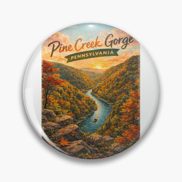Item preview, Pine Creek Gorge Tioga County Pennsylvania and Pennsylvania Grand Canyon designed and sold by Aryabek.