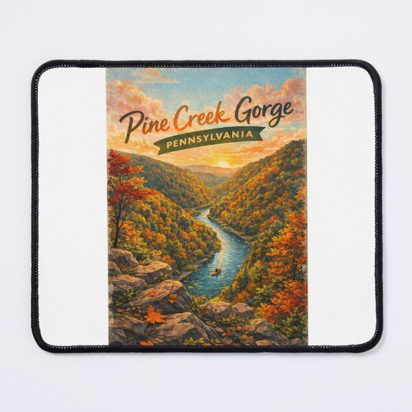 Item preview, Pine Creek Gorge Tioga County Pennsylvania and Pennsylvania Grand Canyon designed and sold by Aryabek.