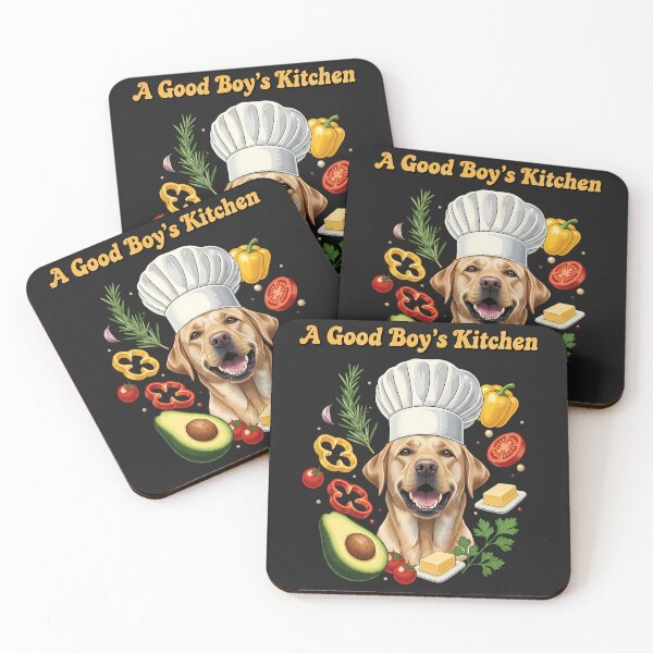 Item preview, A Good Boy's Kitchen Chef Dog designed and sold by SillyPawsStudio.