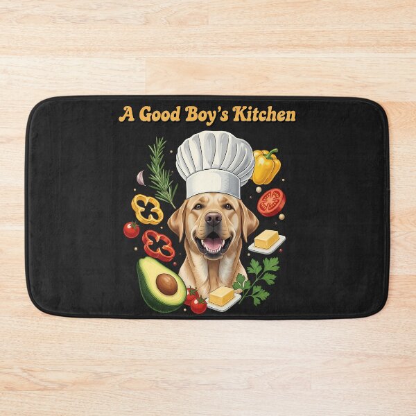 Item preview, A Good Boy's Kitchen Chef Dog designed and sold by SillyPawsStudio.
