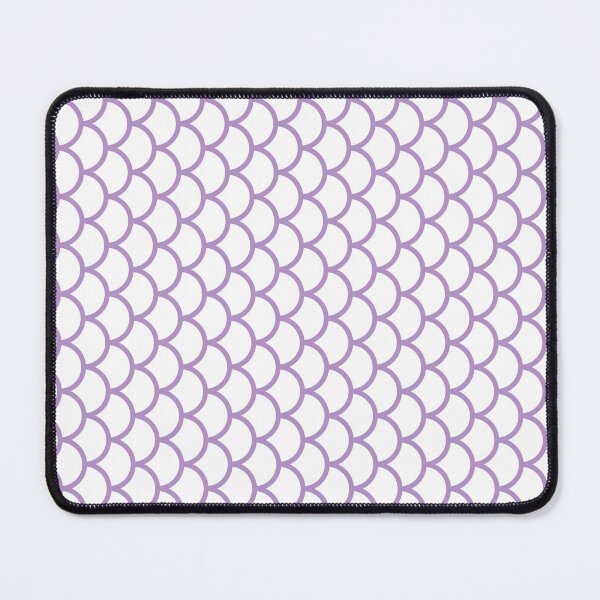 Item preview, White And Purple Fish Scales Pattern designed and sold by pattern-archive.