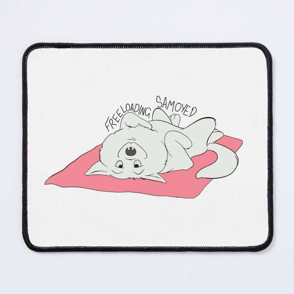 Item preview, Funny Dogs - Freeloading Samoyed designed and sold by avellis illustrations.