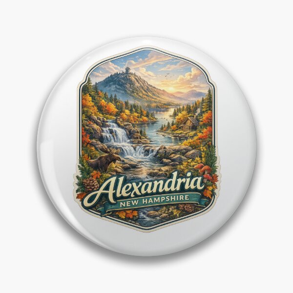 Item preview, Alexandria New Hampshire Newfound Lake and Mount Cardigan Region designed and sold by Aryabek.