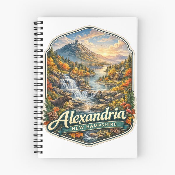 Item preview, Alexandria New Hampshire Newfound Lake and Mount Cardigan Region designed and sold by Aryabek.