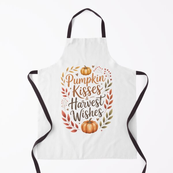 Item preview, Pumpkin Kisses & Harvest Wishes happy thanksgiving designed and sold by Moon-Ape.