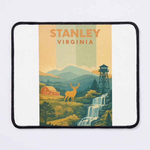 Item preview, Stanley Virginia Shenandoah Valley Blue Ridge Mountains and Shenandoah National Park designed and sold by Aryabek.