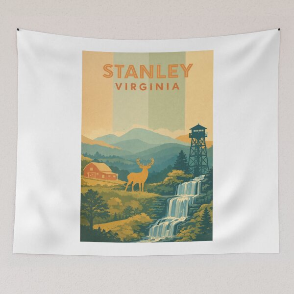 Item preview, Stanley Virginia Shenandoah Valley Blue Ridge Mountains and Shenandoah National Park designed and sold by Aryabek.
