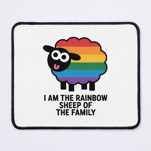 Item preview, Rainbow Sheep I'm The Rainbow Sheep Of The Family Pride Rainbow Pride Ally Gay Parent Pride designed and sold by Moon-Ape.