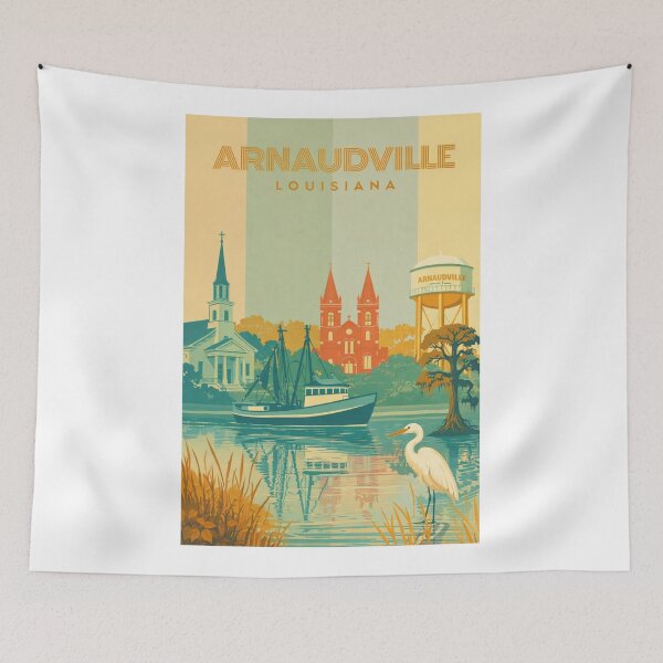 Item preview, Arnaudville Bayou Teche St Martin Parish and Cajun Country Louisiana designed and sold by Aryabek.