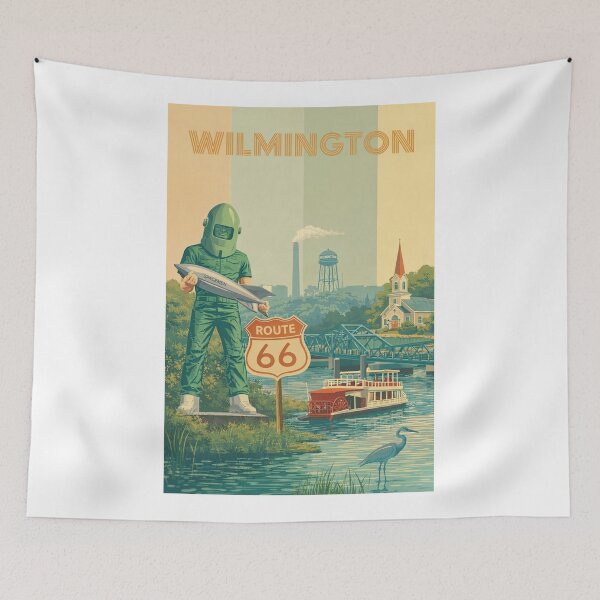 Item preview, Wilmington Illinois Route 66 Kankakee River and Midewin Prairie designed and sold by Aryabek.