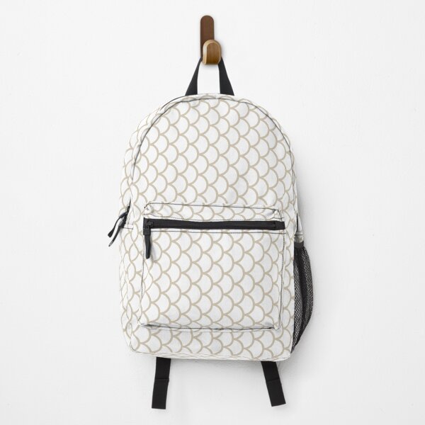 Item preview, White And Sand Fish Scales Pattern designed and sold by pattern-archive.
