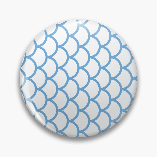 Item preview, White And Silver Fish Scales Pattern designed and sold by pattern-archive.