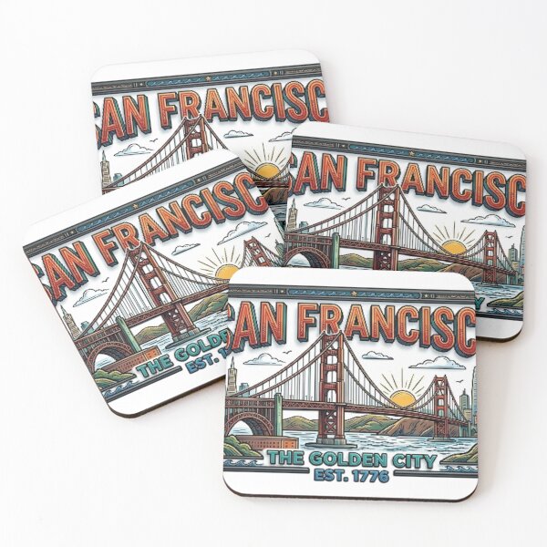 Item preview, THE GOLDEN GATE CITY designed and sold by likbatonboot.