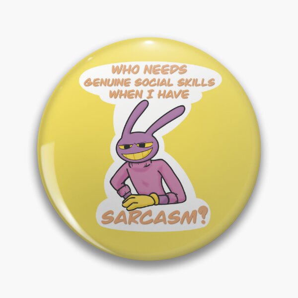 Item preview, The Amazing Digital Circus Jax Sarcasm designed and sold by TheWindDropShop.