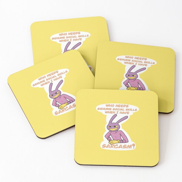 Item preview, The Amazing Digital Circus Jax Sarcasm designed and sold by TheWindDropShop.