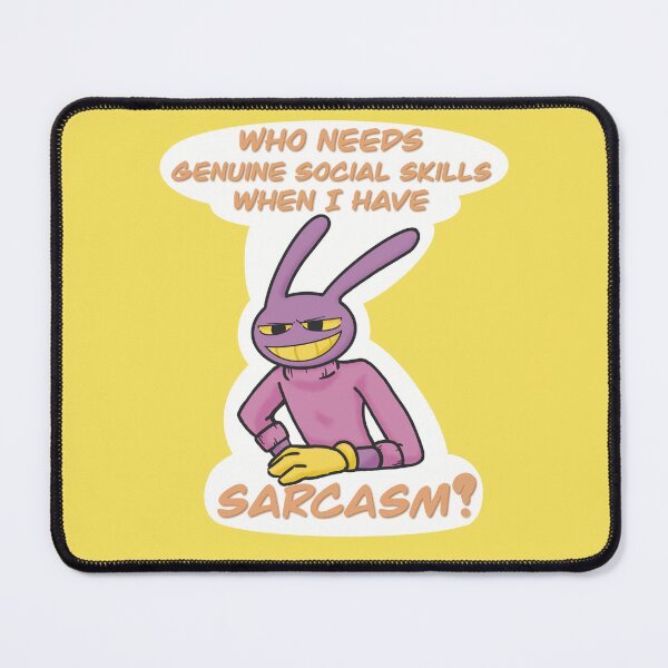 Item preview, The Amazing Digital Circus Jax Sarcasm designed and sold by TheWindDropShop.