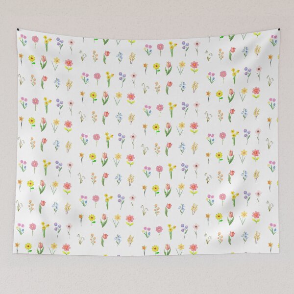 Item preview, Watercolor Wildflowers: Minimalist Spring Garden Collection designed and sold by KrisGraphic45.