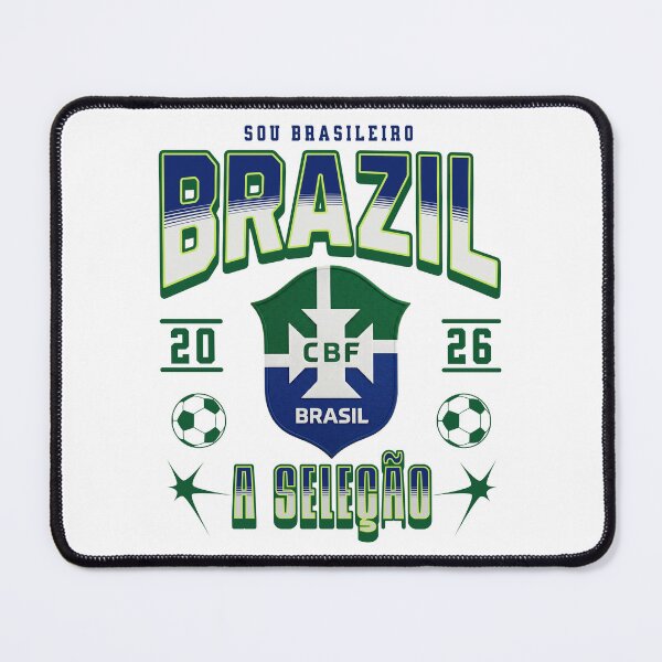 Item preview, Brazil Soccer 2026 A Selecao Sou Brasileiro Football Fan Design designed and sold by Abaseen.