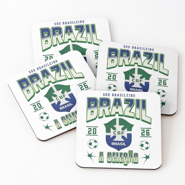 Item preview, Brazil Soccer 2026 A Selecao Sou Brasileiro Football Fan Design designed and sold by Abaseen.