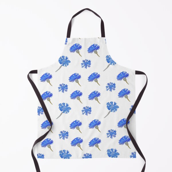 Item preview, Handpainted Nature Inspired Watercolor Cornflowers – Cottagecore Blue Wildflower Pattern designed and sold by CreativeCanvas8.