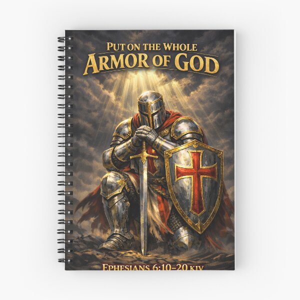 Item preview, Armor of God Knight Ephesians 6:10-20 KJV Christian Faith designed and sold by Browndl3.